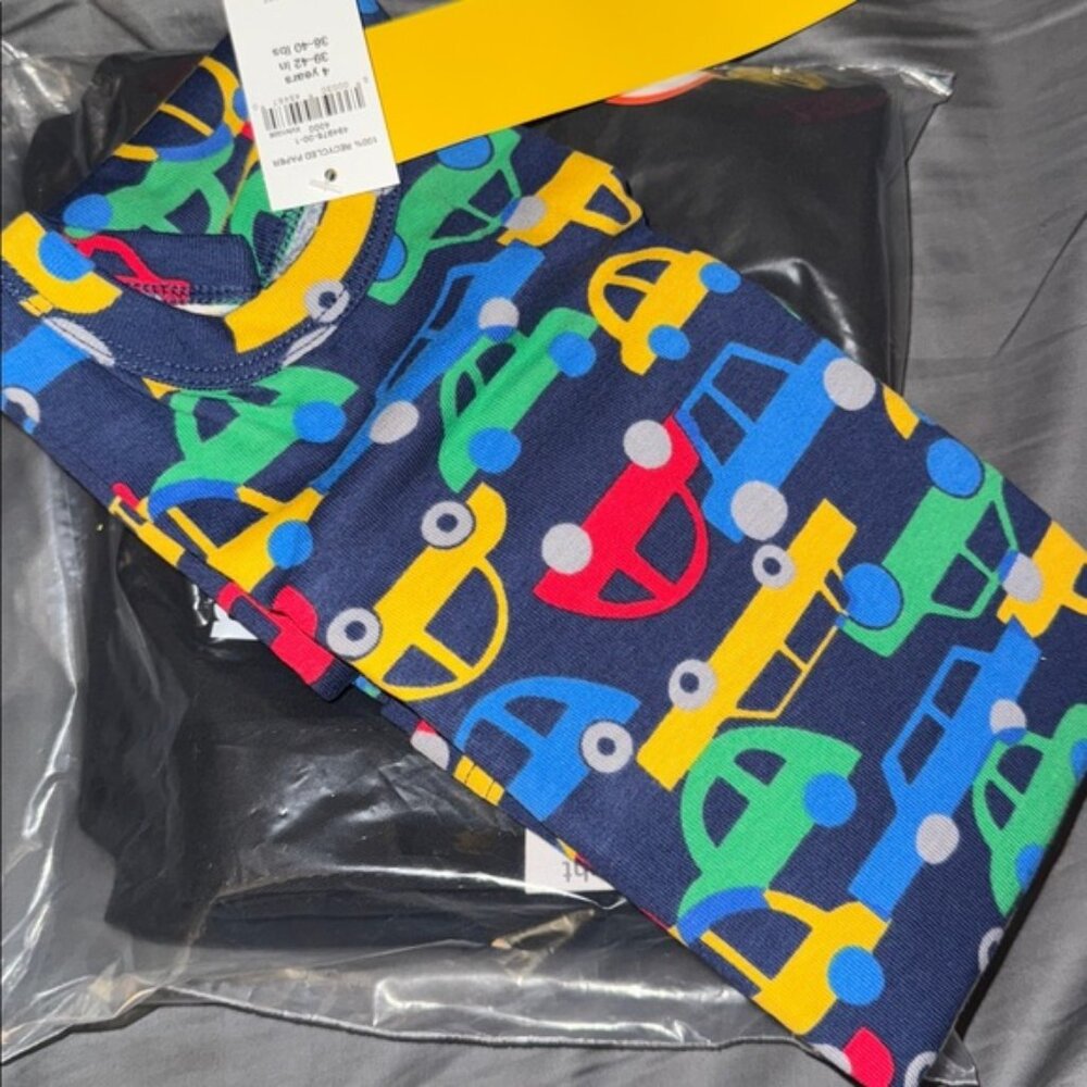 GAP Kids Pajama Set - Navy with Multicolor Cars